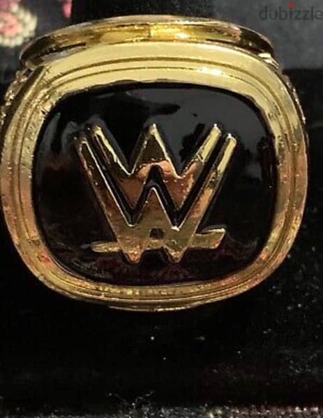 Original WWE Hall Of Fame Ring Class 2015 Gold Plated New 5