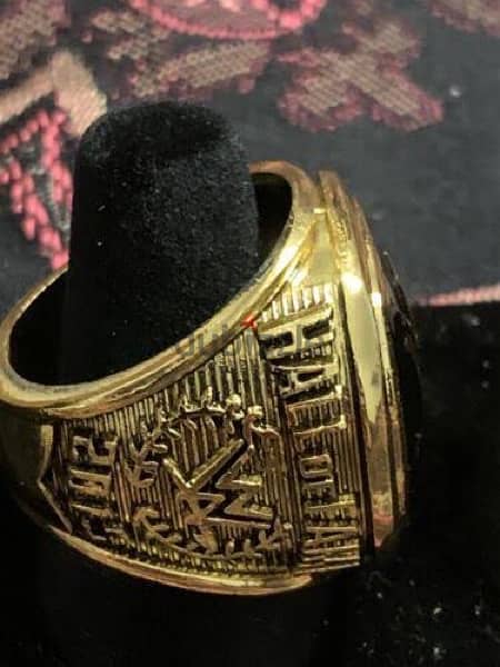 Original WWE Hall Of Fame Ring Class 2015 Gold Plated New 1
