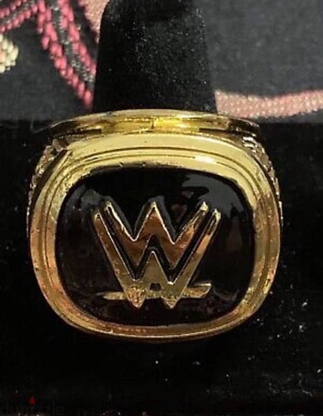 Original WWE Hall Of Fame Ring Class 2015 Gold Plated New 4