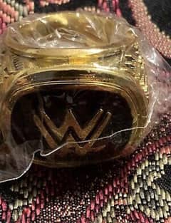 Original WWE Hall Of Fame Ring Class 2015 Gold Plated New 0