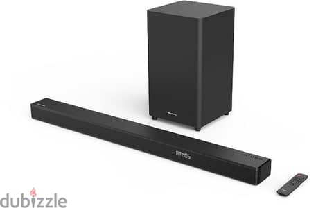 TOSHIBA TS312 Sound Bar with USB Input and Bluetooth - 300 Watt