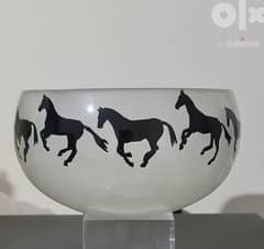 Signed Steven Correia Etched Glass ArtLimited Edition  Bowl 0