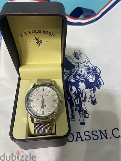 US Polo stainless steel watch for men