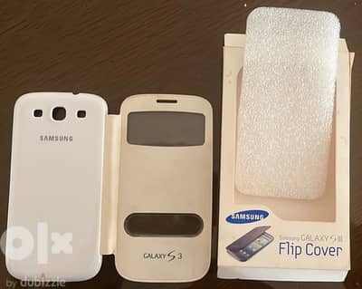 Original Flip cover for samsung S3 - white