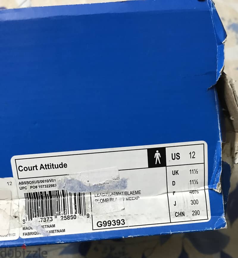 adidas court attitude original كوتشي اديداس اصلي بالكرتونة 1