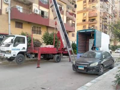 شركة الفرسان لنقل ورفع العفش، ونش رفع الاثاث، داخل شبرا الخيمة
