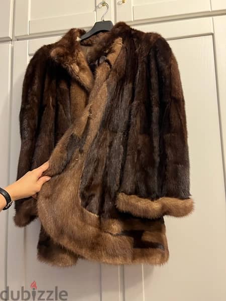 جاكت فرو منك طبيعي و أصلي من فينا Real Mink (Fur) Jacket 3