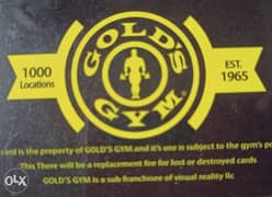 اشتراك خمس شهور جولدز جيم الهرم Golds gym membershipg 0