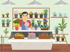 Flower Store Retail Sales person -new cairo 0