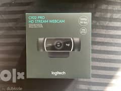 Logitech C922 Pro Webcam (With tripod stand)