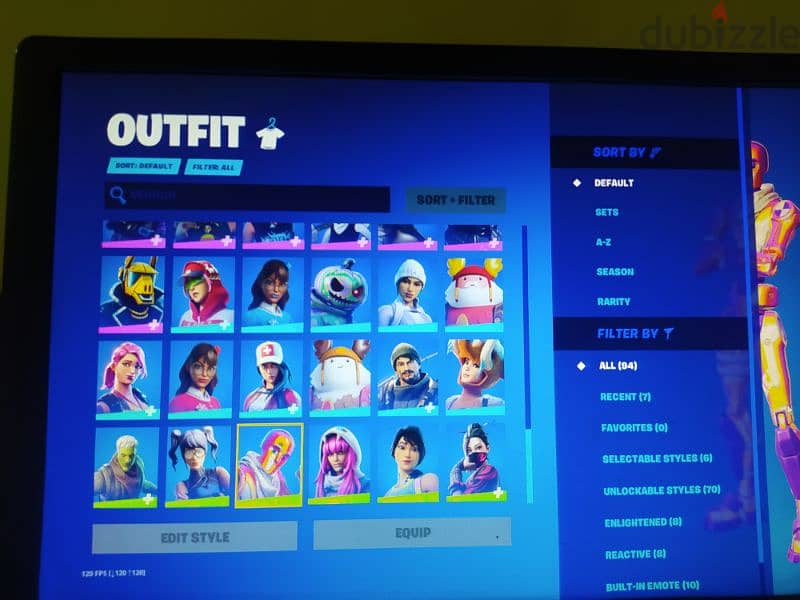 Fortnite acc. . 2000vp. . . 100 skin/100 axe . . . session7 chp 1 0