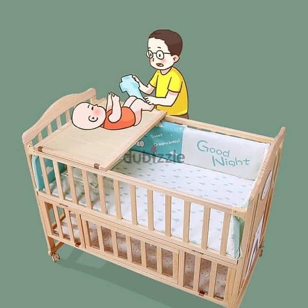 سرير اطفال متعدد الاستخدامات  موديل جديد مميز جدا 5