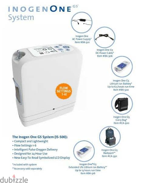 Inogen one G5 portable oxygen concentrator 1