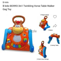 لعبة و مشاية Twinkling horse table walker