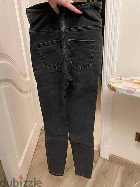 Black pregnancy jeans H&M 1