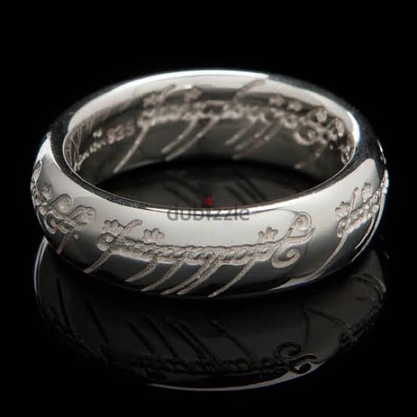 Lord Of The Rings Original Silver Ring New دبلة خطوبة 1