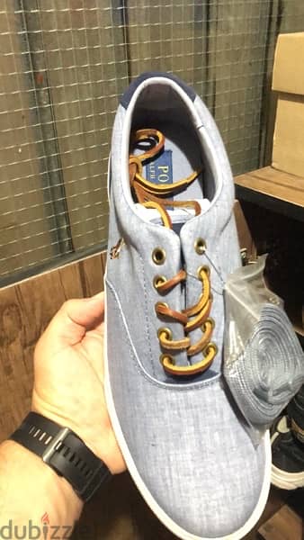 Polo Ralph Lauren Light Blue Shoe “USA” 1