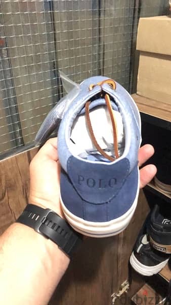 Polo Ralph Lauren Light Blue Shoe “USA” 2