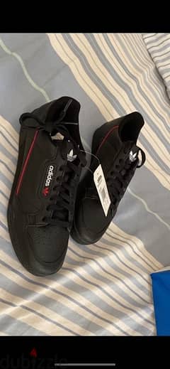 adidas originals black continental 80 shoes size 42 2/3 (fits 42) 0