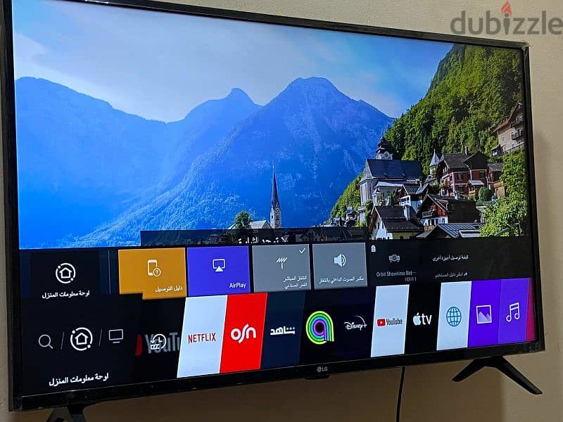 بسعر نهائي والتجار يمتنعون (ل جى49"اسمارت/رسيفر داخلى 4k-UHDريموت ماوس 16