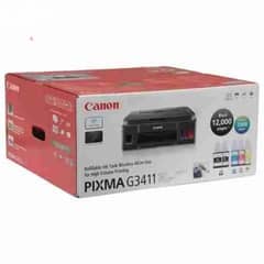 للبيع برنتر طابعة واسكانر  كانون printer canon pixma g3411