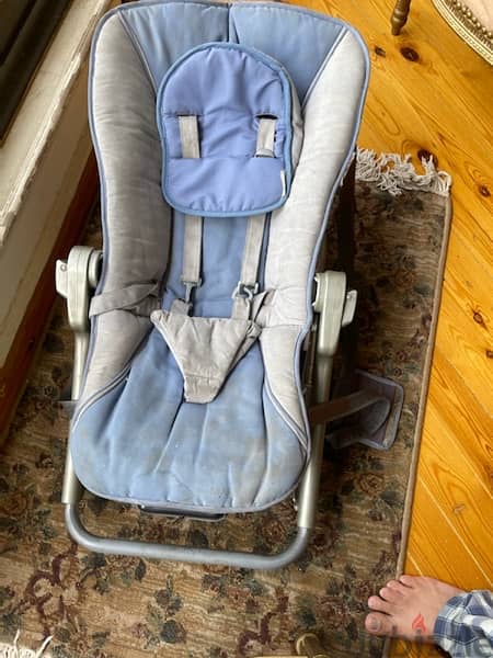 3 items Chicco car chair , Pre maman posset and Maclaren baby chair 12