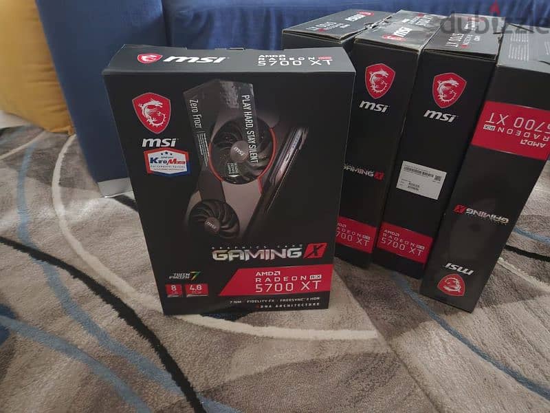 MSI RX 5700 xt gaming x 8gb used 0