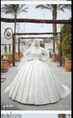 فستان زفاف من أرقي بيت ازياء في عباس العقاد