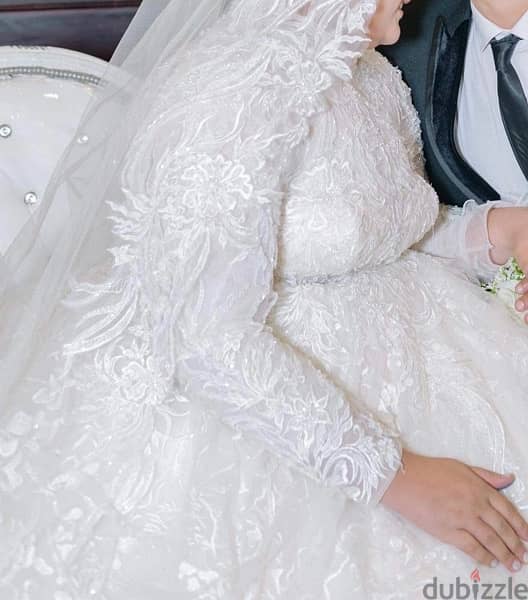 فستان زفاف ١٢٥ كيلو 2