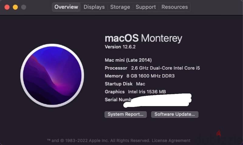 ماك ميني ٢٠١٤ ليت mac mini 2014 late 1