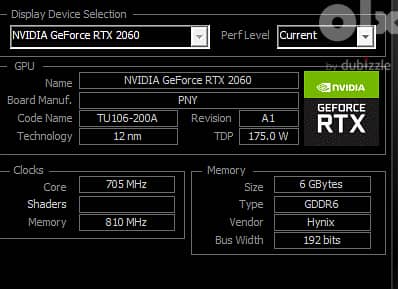 كارت شاشة pny xlr8 rtx 2060 oc 1