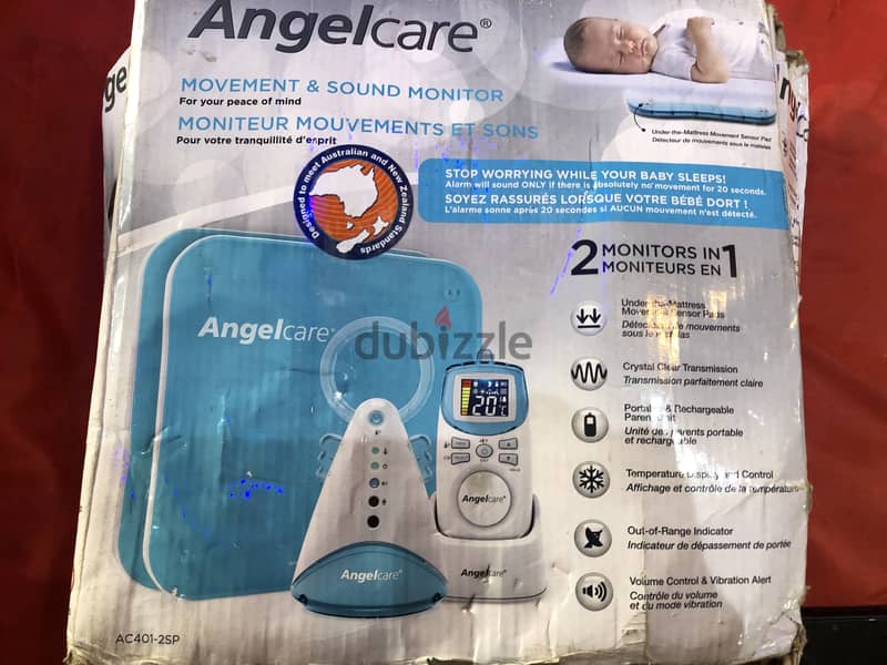 Angelcare Movement and Sound Monitor 8
