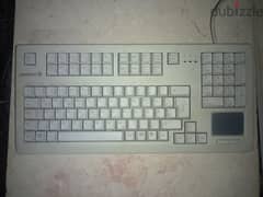 Medical devices keyboard with touchpad