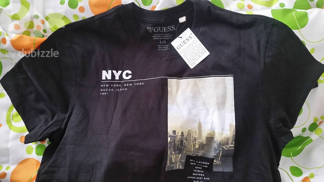 Guess New York City Anniversary tshirt black 0