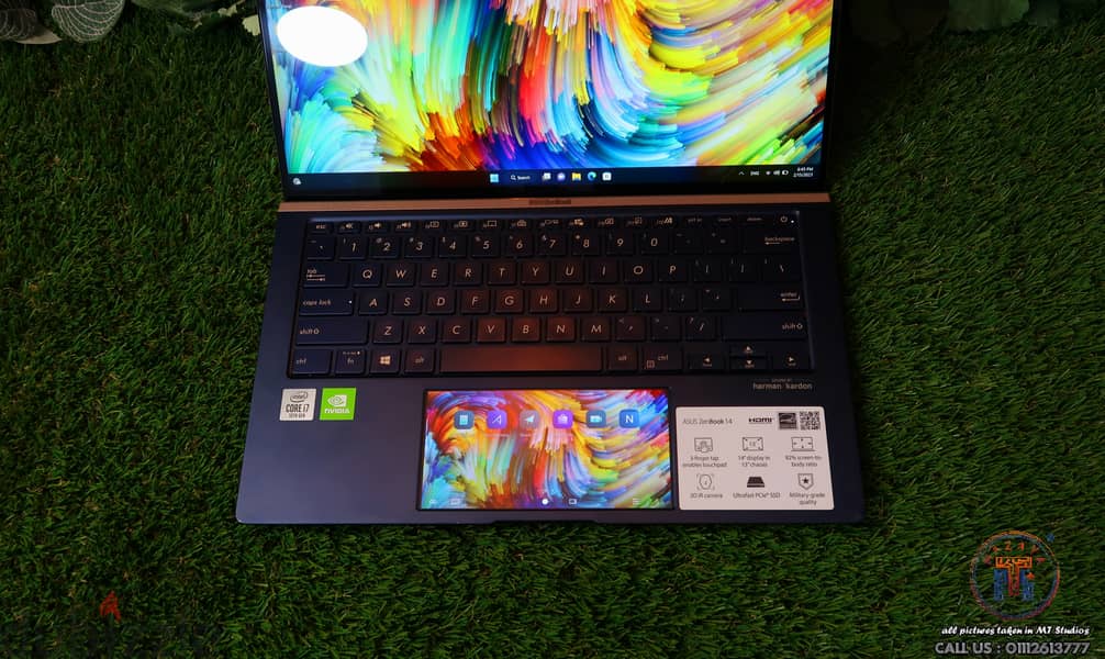 ASUS ZENBOOK Duo Pro i7 10th-16-1TB-Nvidia MultiTasking SpecialEdition 13