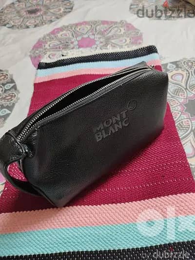 شنطة يد MONT BLANC جلد طبيعي