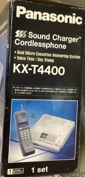 تليفون لاسلكي ياباني اصلي جديد لم يستخدم وارد usa بناسونيك kX-T4400 1