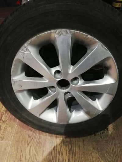 جنط كيا ريو بالكاوتش مقاس  Kia Rio Wheel &Tyre 15