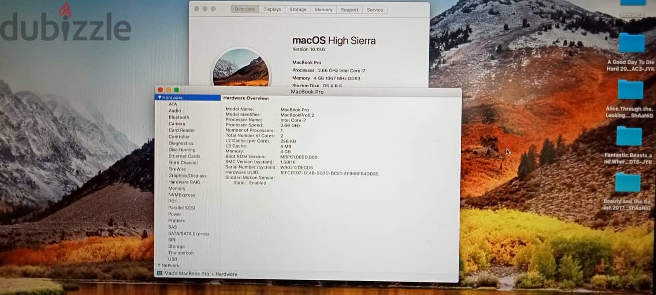 MacBook pro 15inch core i7 mid 2010 5