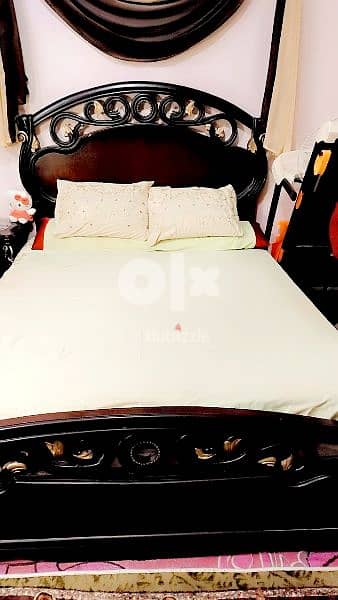 غرفة نوم كامله بالمرتبة والملل مرتبة فوربيد 1