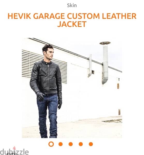 Hevik leather motorcycle armed jacket 3