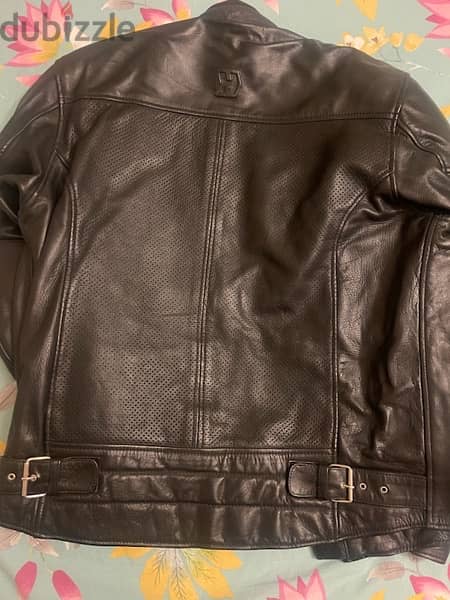 Hevik leather motorcycle armed jacket 5