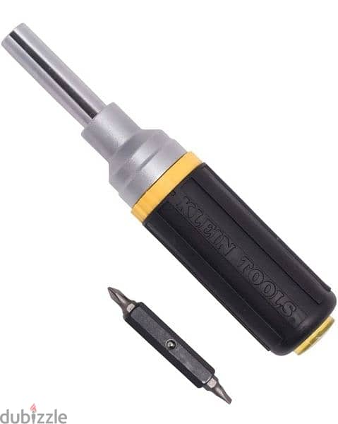 Ratcheting Screwdriver and Nut Driver, Multi-Bit, Cushion Grip Handle 1