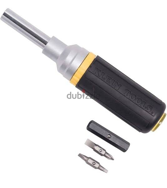Ratcheting Screwdriver and Nut Driver, Multi-Bit, Cushion Grip Handle 3