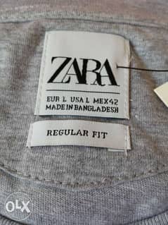 Zara men's basic t-shirt 0
