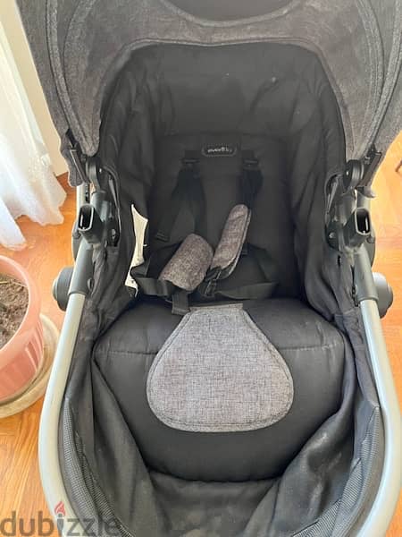 Evenflo PIVOT MODULAR TRAVEL SYSTEM WITH LITEMAX INFANT CAR SEAT 7