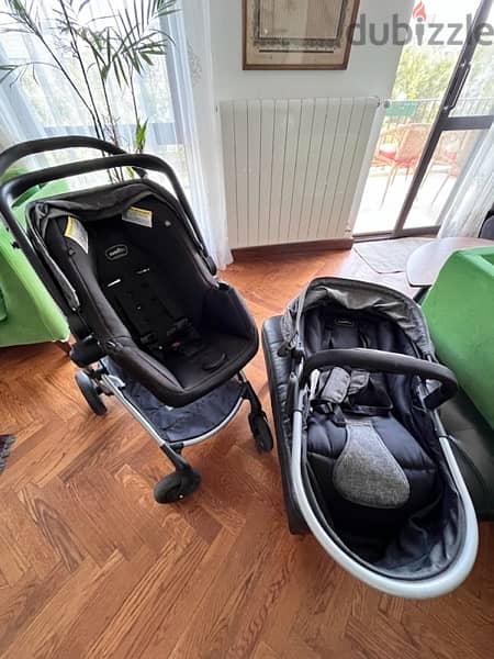 Evenflo PIVOT MODULAR TRAVEL SYSTEM WITH LITEMAX INFANT CAR SEAT 11