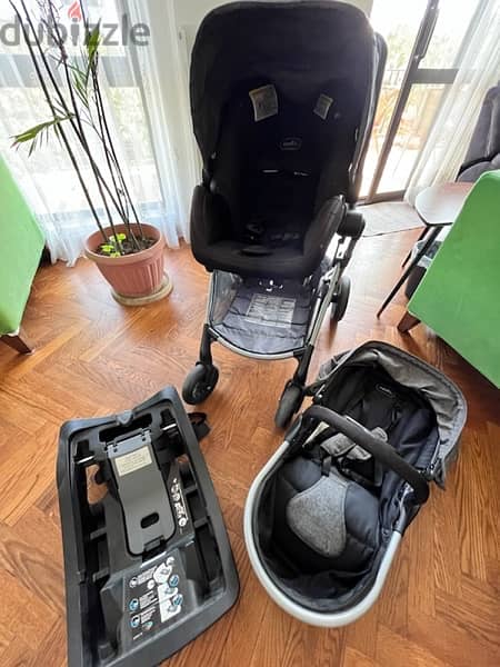 Evenflo PIVOT MODULAR TRAVEL SYSTEM WITH LITEMAX INFANT CAR SEAT 15