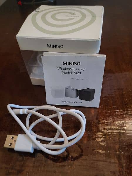 مكبر صوت وسماعة بلوتوث wireless speaker MINISO 4