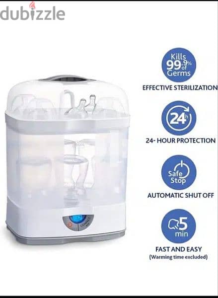 Chicco SterilNatural Feeding Bottle Sterilizer, 3 in 1 جهاز تعقيم 2